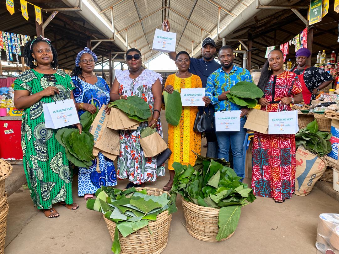 Cacavéli : le « Marché Vert » veut bannir le sachet plastique du marché moderne